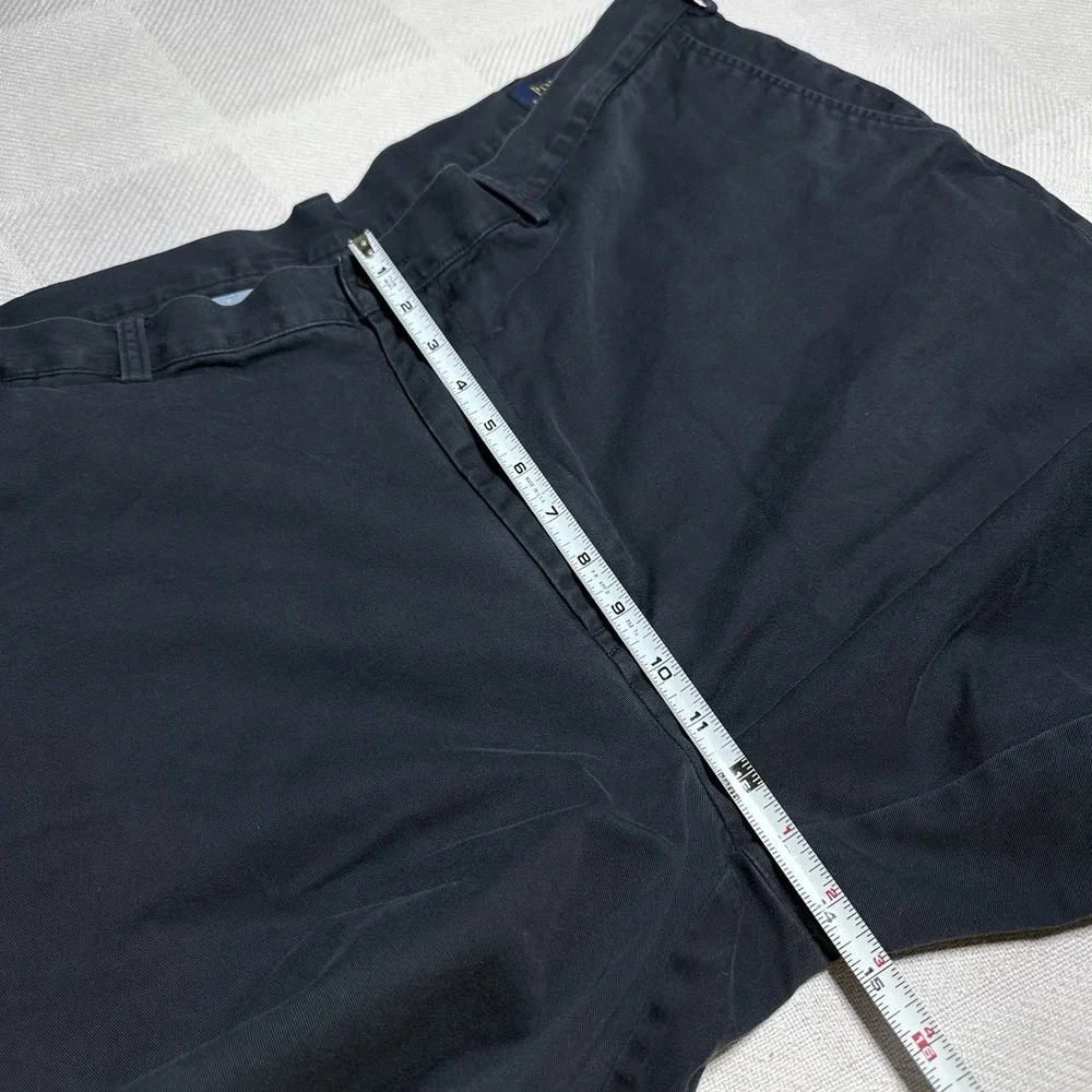 Polo Ralph Lauren Navy Blue Chino Flat Front Casual‎ Shorts Men's Size 44B